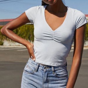 Brandy Melville Scrunched Top